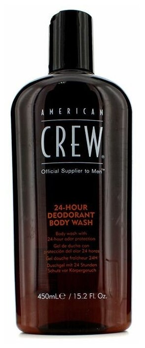 American Crew 24-Hour Deodorant Body Wash Гель для душа дезодорирующий, 450 мл.