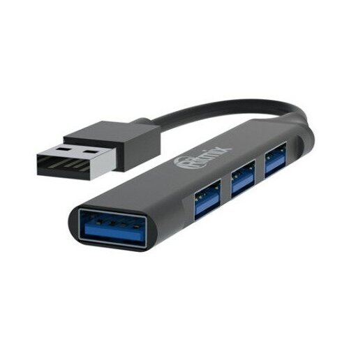 Хаб USB Ritmix CR-4400 Metal usb hub разветвитель на 4 порта rexant