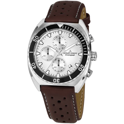 Наручные часы JACQUES LEMANS Sport, серебряный наручные часы festina boyfriend f20398 1 женские кварцевые хронограф секундомер водонепроницаемые подсветка стрелок розовый