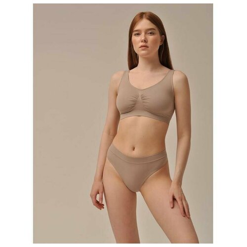 фото Трусы my, размер 44-46/s-m, бежевый