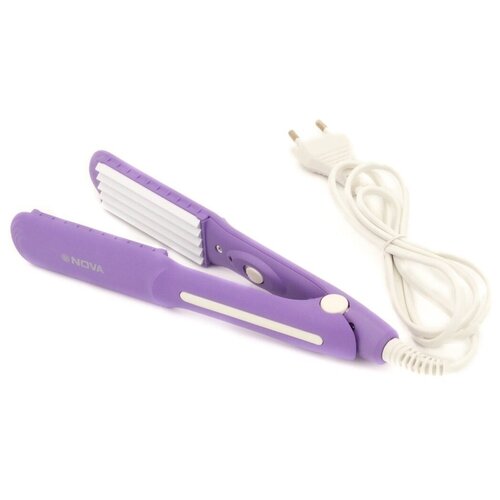 Прикорневое гофре щипцы NOVA SX-8006 розовый фиолетовый черный 79900₽