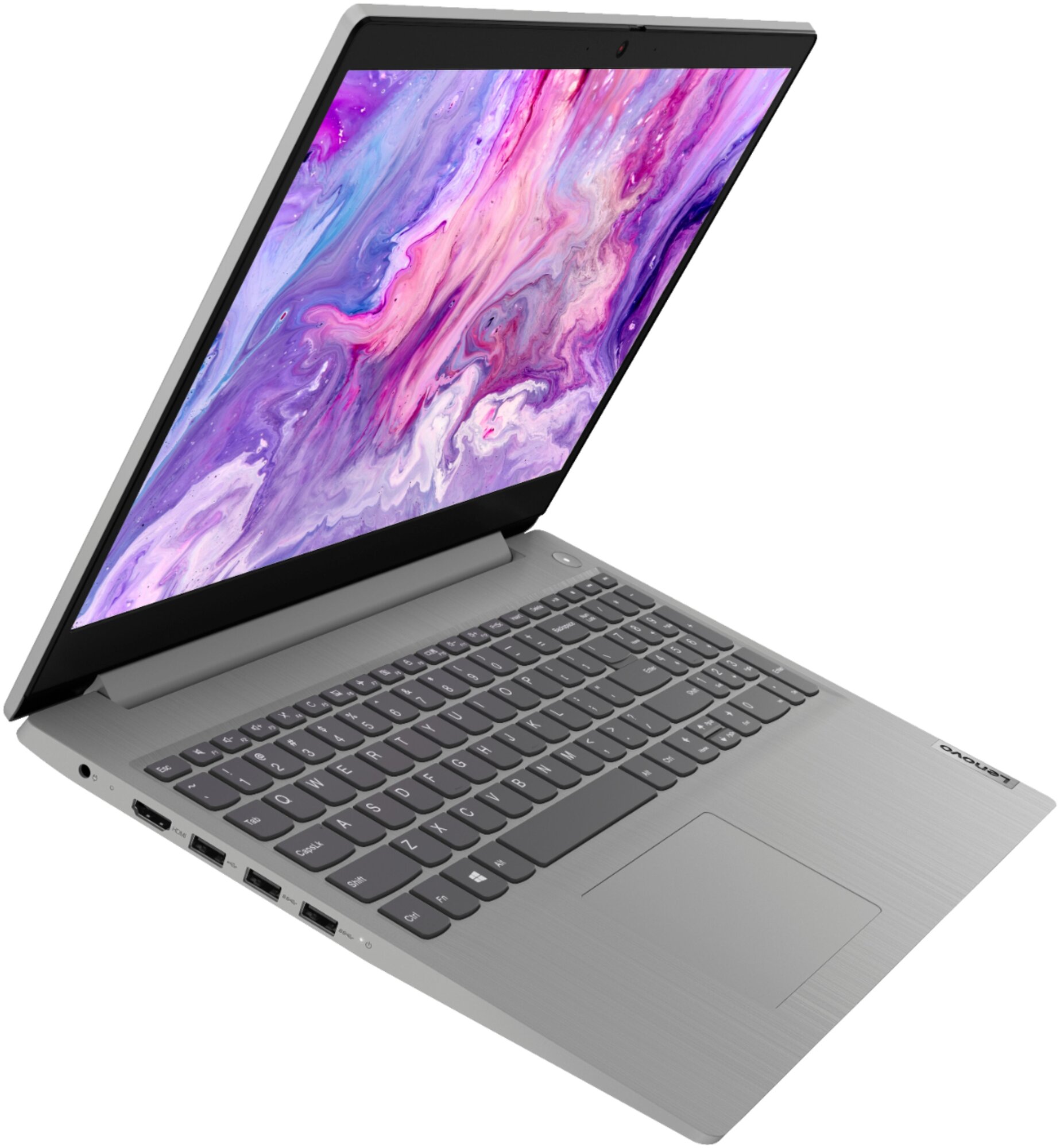 Ноутбук Lenovo IdeaPad 3 15ARE05 81W40035RK AMD Ryzen 5 4500U 23 GHz - 40 GHz 8192 Mb 156 Full HD 1920x1080 512 Gb SSD DVD нет AMD Radeon Graphics DOS серый 17 кг 81W40035RK