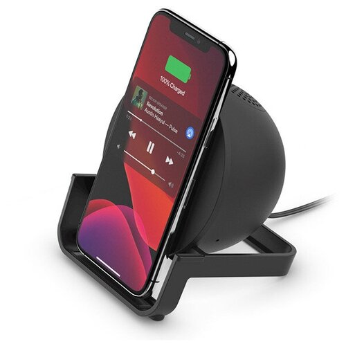 Belkin Беспроводная колонка с беспроводным ЗУ Belkin BOOST CHARGE Wireless Charging Stand Speaker Black чёрная AUF001ttBK AUF001VFBK 589000₽