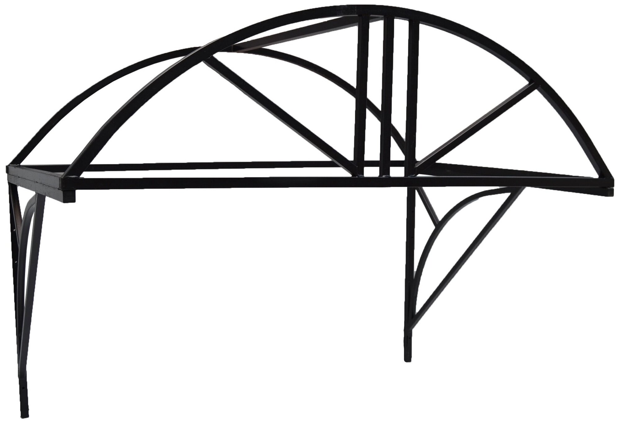Козырек над крыльцом арочный 1,5 метра. Классик G-3 Усиленный - фотография № 6