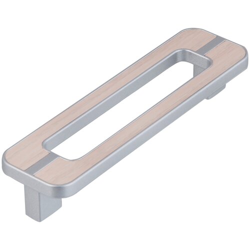 Ручка-скоба S-148 96 мм цвет сатин светлый кромка дуб молочный