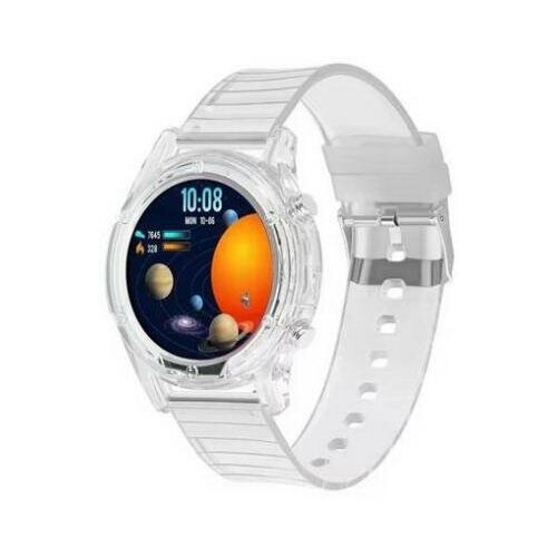 Welbe Умные часы Welbe Effect Neon 128TFT240x240200 mAhкругсиликон Цвет прозрачный неон 211800₽