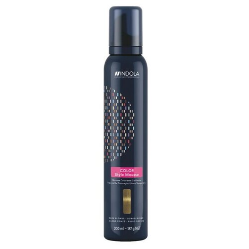 Color Style Mousse Тонирующий мусс с эффектом стайлинга 200 мл, Темный Русый, 2593480, Indola