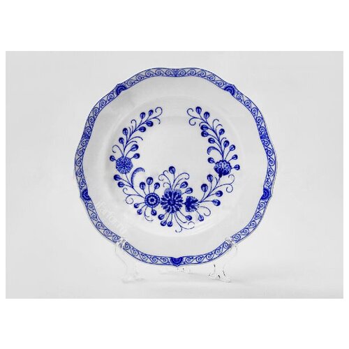 Тарелка глубокая Alte Ranke blau
