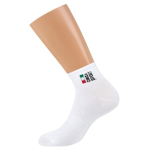 фото Носки спортивные omsa active 117, размер 36-38, bianco (белый)