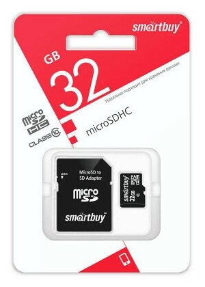 Карта памяти 32GB microSDHC Class10