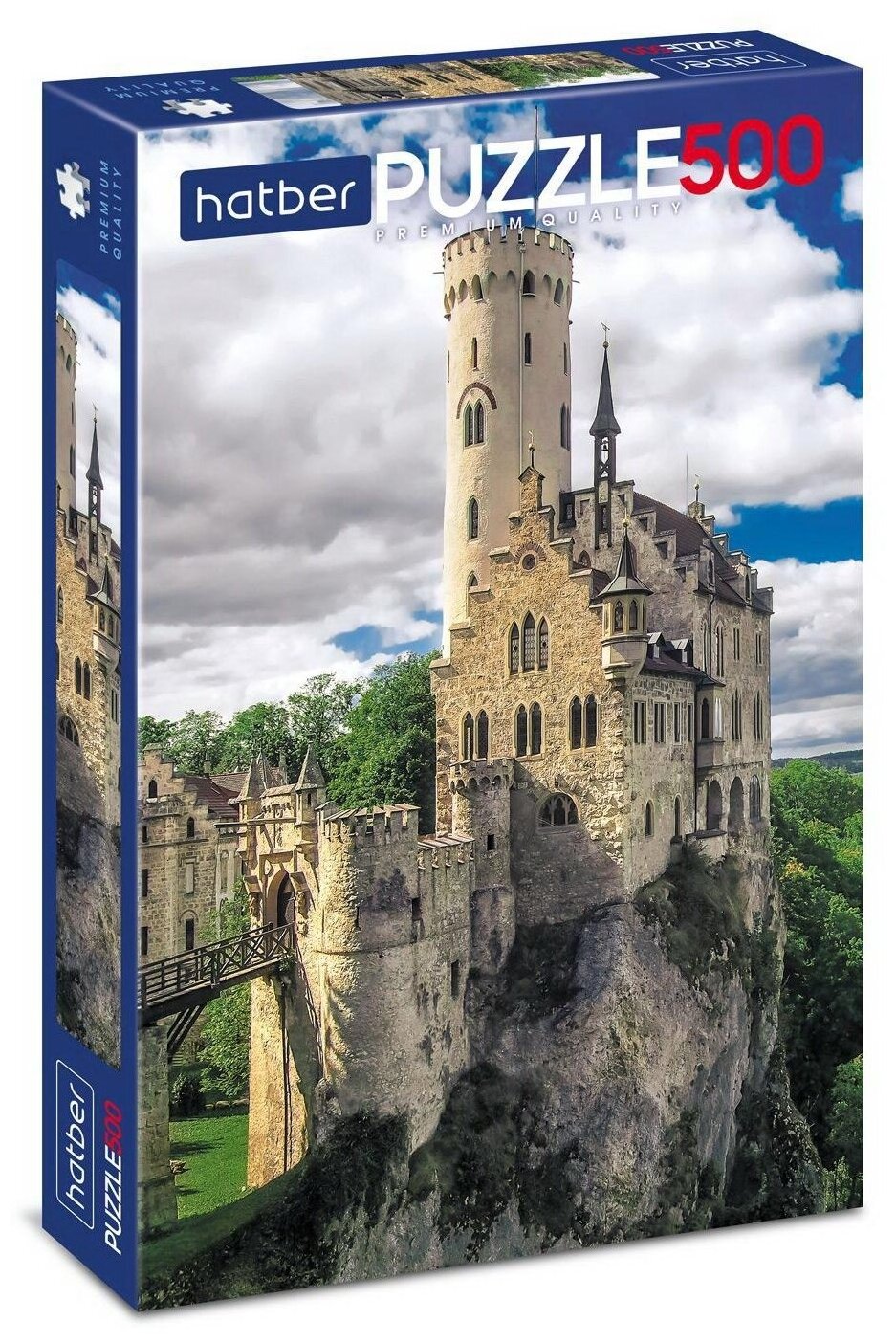 Пазл.500. " Hatber " Premium Замок в горах 33*48см, картонная упаковка
