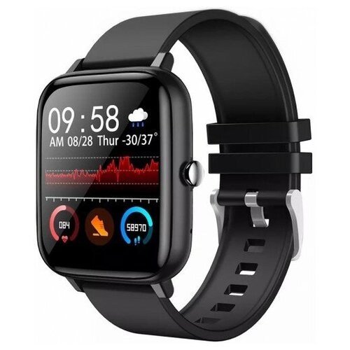 Умные часы BandRate Smart BRSP8BB с пройденным расстоянием датчиком кислорода в крови тонометром 425000₽