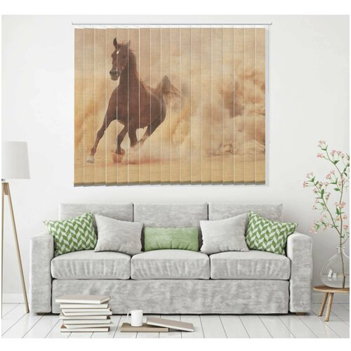 Вертикальные жалюзи с рисунком. Ширина 180 см высота 160 см