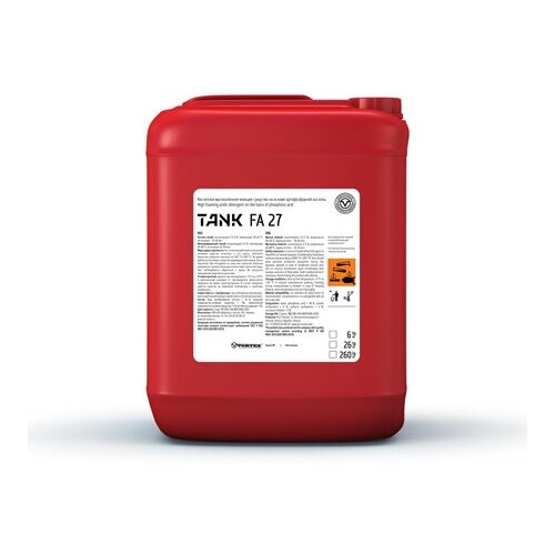 Кислотное высокопенное моющее cредство на основе ортофосфорной кислоты TANK FA 27 (6 кг)