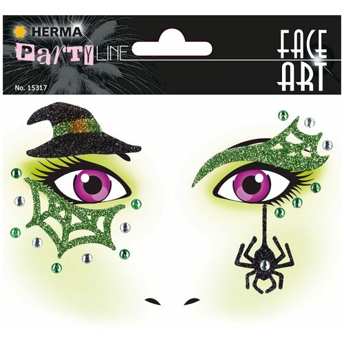 Наклейка на лицо HERMA Face Art Witch