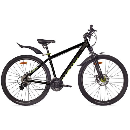 Велосипед BLACK AQUA Cross 2992 D 21 (чёрный-салатовый)