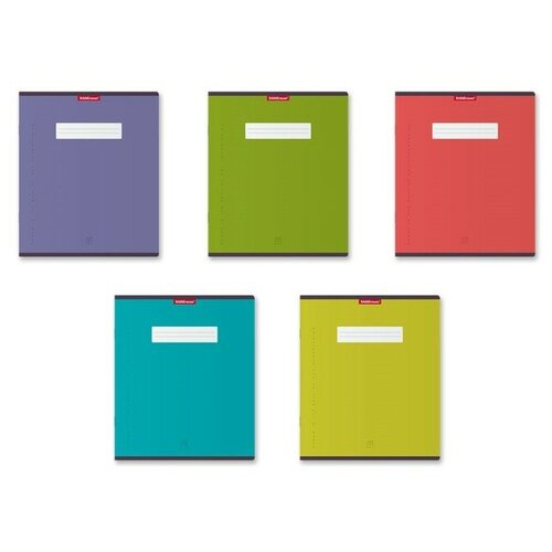 Тетрадь 48 листов в клетку ErichKrause Unicolor обложка мелованный картон блок офсет микс 248₽