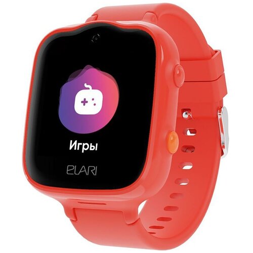 Детские смарт-часы Elari KidPhone 4G Bubble красные 599000₽