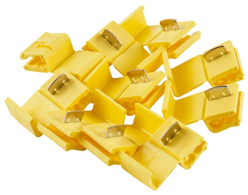 Зажим прокалывающий ответвительный ЗПО-3 - 6,0 мм, желтый (DIY упаковка 10 шт) - фотография № 2