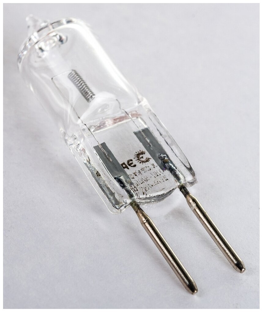 Лампа галогенная ЭРА стандарт 35Вт(12V) GY6,35 теплый свет - фото №1
