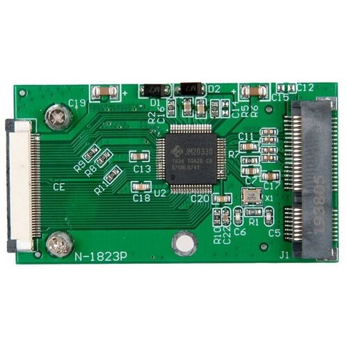 Адаптер-переходник для установки диска SSD mSATA в разъем 1.8 CE ZIF / NFHK N-1823P