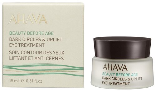 Ahava Beauty Before Age Подтягивающий крем для глаз предотвращающий появление темных кругов, 15 мл