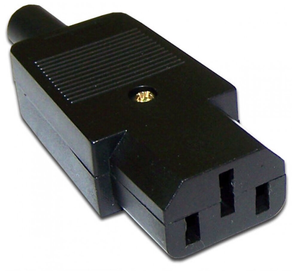 Разборная электрическая розетка LANMASTER LAN-IEC-320-C13