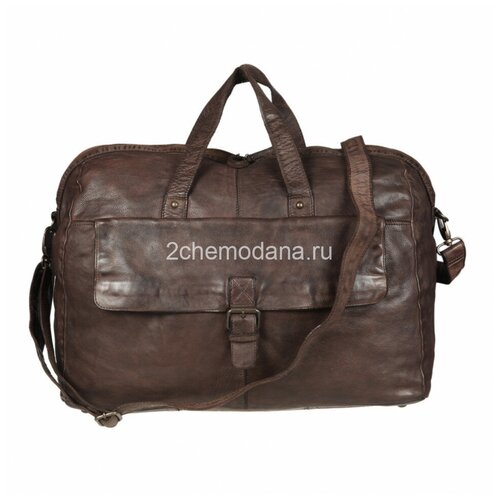 Мужска кожаная дорожная сумка Gianni Conti 4202748 brown