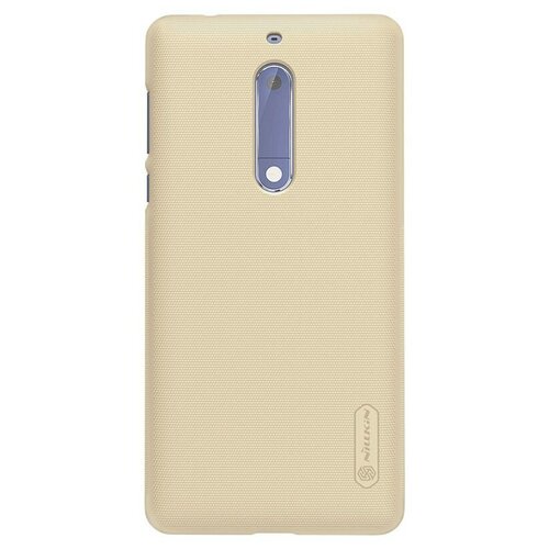 Накладка Nillkin Frosted Shield пластиковая для Nokia 5 Gold (золотистая) накладка nillkin frosted shield пластиковая для nokia 3 gold золотистая