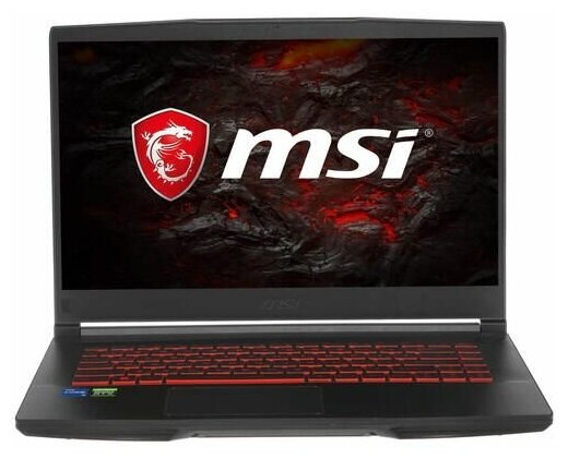 156 Ноутбук MSI GF63 Thin 11UC-255XRU черный