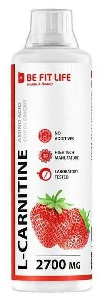 BEFITLIFE L-Carnitine 2700mg Liquid (500мл) Клубника