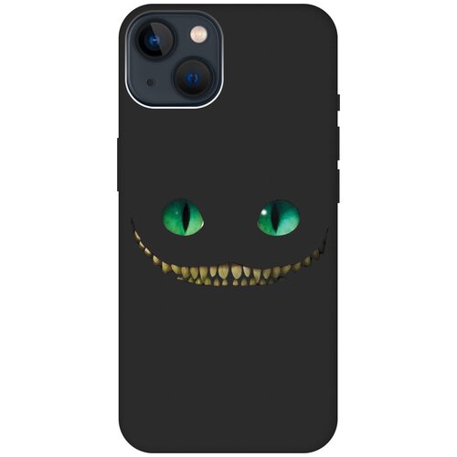 Силиконовый чехол на Apple iPhone 13 / Эпл Айфон 13 с рисунком Cheshire Cat Soft Touch черный силиконовый чехол на apple iphone 14 эпл айфон 14 с рисунком cheshire cat soft touch черный