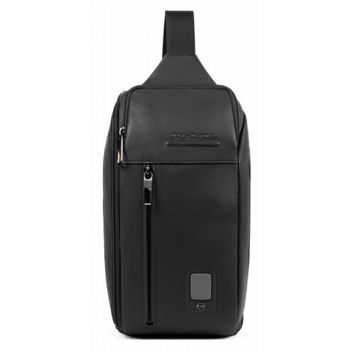 фото Рюкзак слинг piquadro akron ca5107ao/n черный кожа