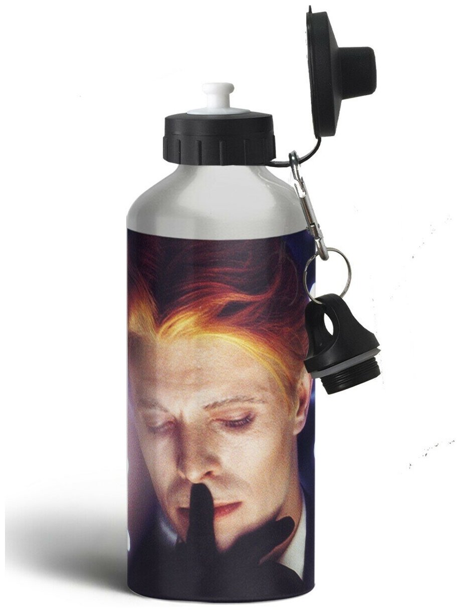 Бутылка спортивная, туристическая фляга David Bowie - 903