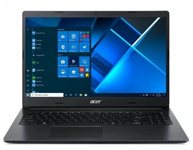 Ноутбук ACER Extensa EX215-53G-50Y7 i5-1035G1 1000 МГц 156 1920x1080 8Гб DDR4 SSD 256Гб нет DVD NVIDIA GeForce MX 330 2Гб ENGRUS Windows 10 Pro черный 19 кг NXEGCER00M