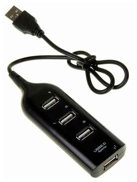 USB-разветвитель (HUB) LuazON HGH-63009, на 4 порта, микс