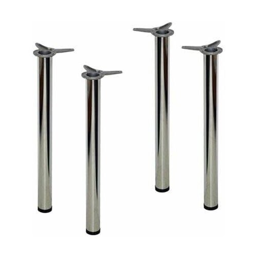 Опора для стола, 710-740 мм, хром (комплект 4 шт)