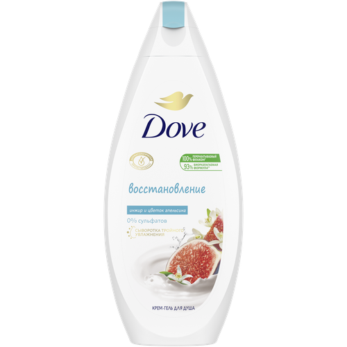 Dove бессульфатный крем-гель для душа с ароматом инжира и цветка апельсинового дерева 250 мл