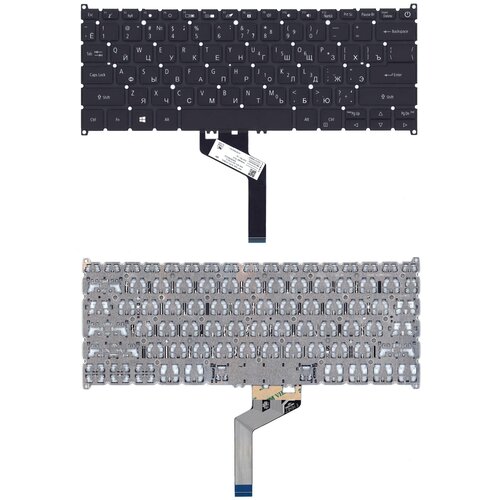 Клавиатура keyboard N18H2 для ноутбука Acer Swift 3 SF313-51 SF313-52 черная с подсветкой 4631₽