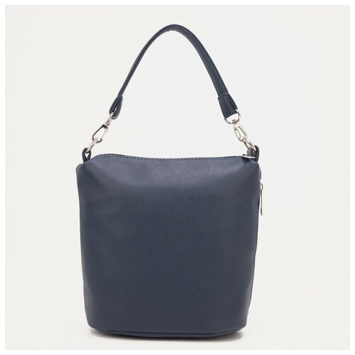 фото Сумка-мешок на молнии, цвет синий miss bag