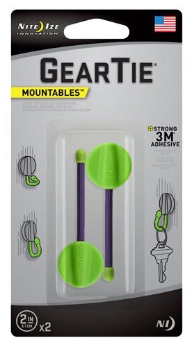     Nite Ize Gear Tie Mountables 2" - / 2 