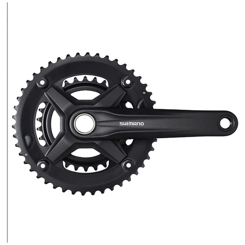 Система Shimano FC-MT210-2 9ск (46/30T, 170mm) система shimano efcmt210cx60cl mt210 170мм для 2x9ск интегрированный вал 46 30 с защитой цвет черный efcmt210cx60cl