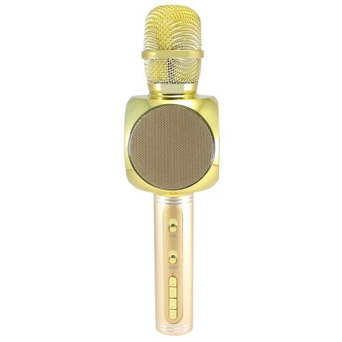 Беспроводной караоке-микрофон SY-63 (золотой)