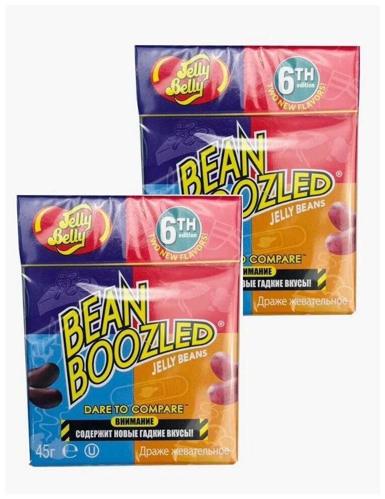 Драже Jelly Belly Bean Boozled 6-ая версия, 45 г. — фото 1