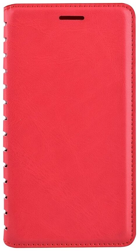 Чехол книжка с подставкой боковая MEIZU M5 красная