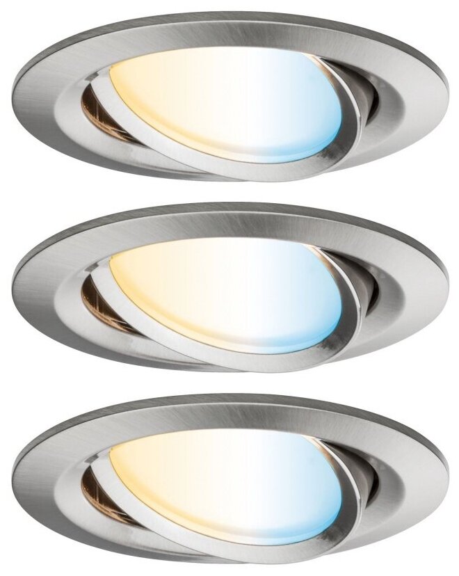 Встраиваемый светодиодный светильник Paulmann Zigbee LED Nova Plus / - фото №1