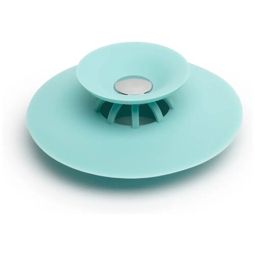 Силиконовая пробка от засора / Пробка, заглушка/Улавливатель волос для раковины, ванны/ Силиконовая пробка от засора/ Блокиратор слива