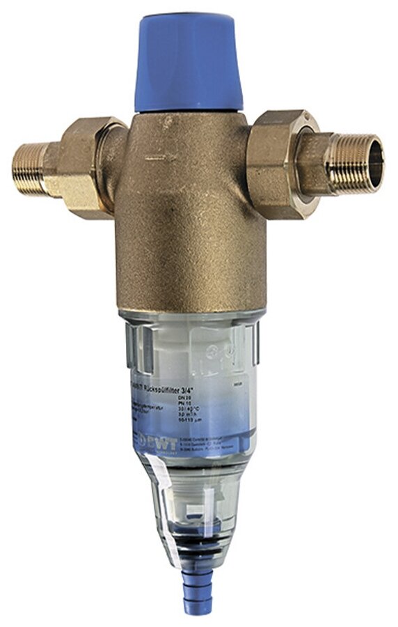 Фильтр механической очистки воды BWT AVANTI RF 1", с ручной обратной промывкой 810202