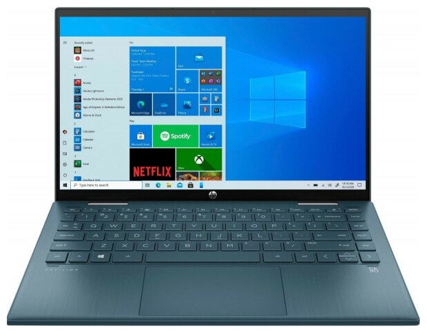Ноутбук HP Pavilion x360 14-dy0008ur 148SSD 512синий