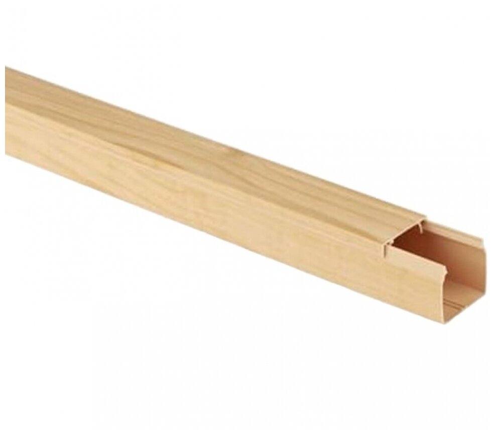 фото Кабель-канал 25х16 L2000 пластик с двойным замком сосна УралПак КК-3125016-084, 1шт